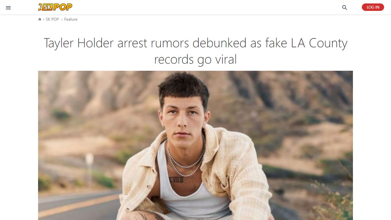 Tayler Holder arrest rumors debunked as fake LA County records go viral